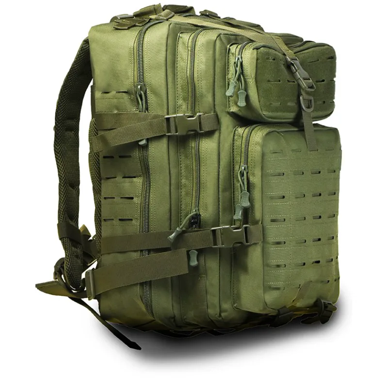 US Laser Cut Assault Backpack 20L Commander by Colorlife 9960-16 Olive
