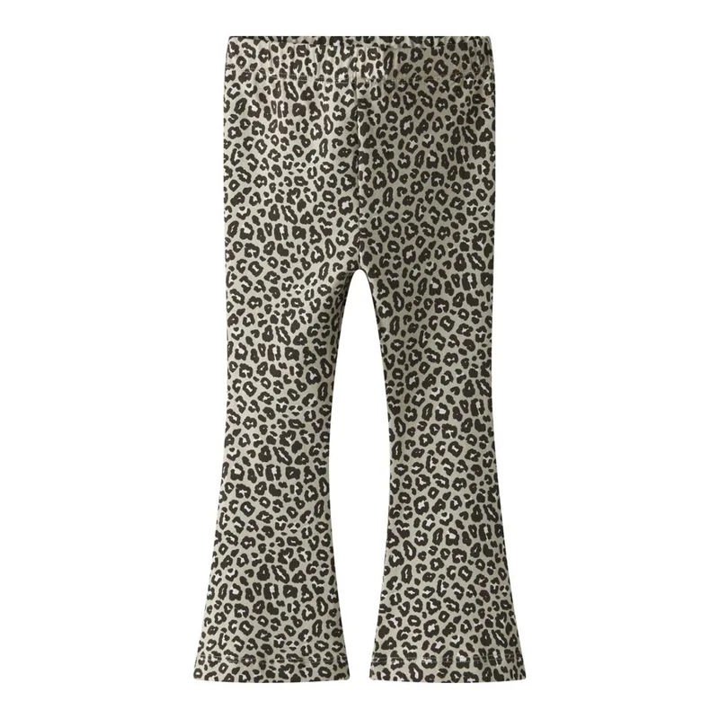 Κολάν μακό καμπάνα κορίτσι name it-13249425-Peyote-organic cotton