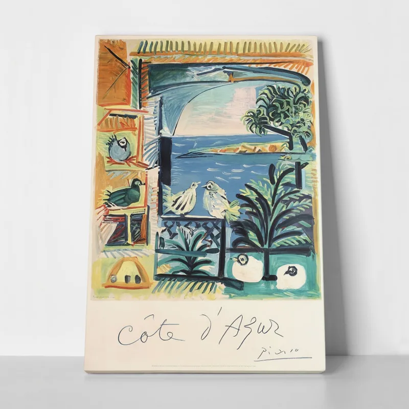 Πινακας σε καμβά PICASSO - COTE D'AZUR