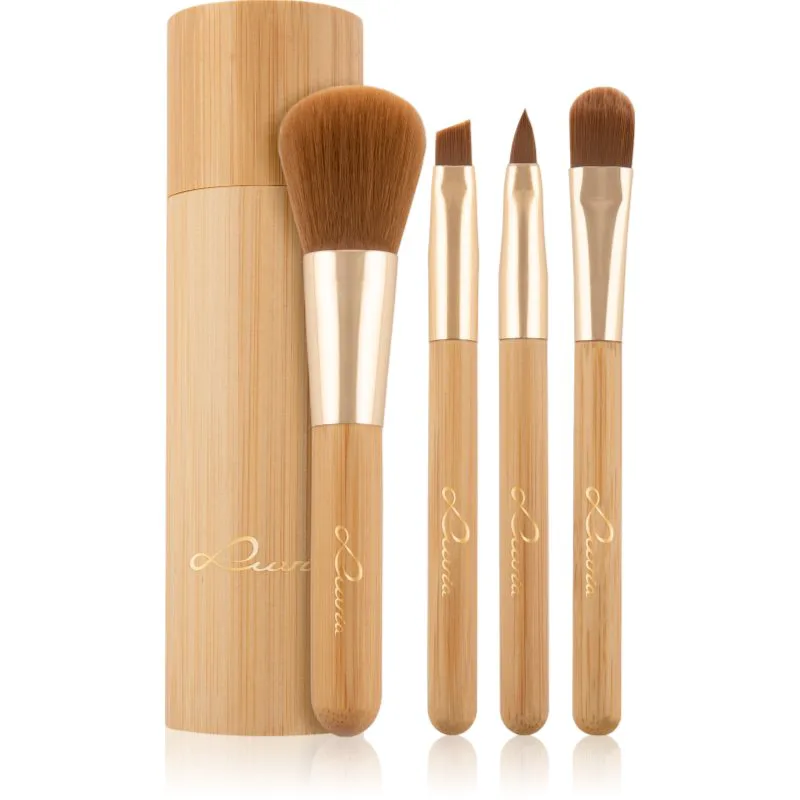 Luvia Cosmetics Bamboo Travel σετ με πινέλα ταξιδιωτικό
