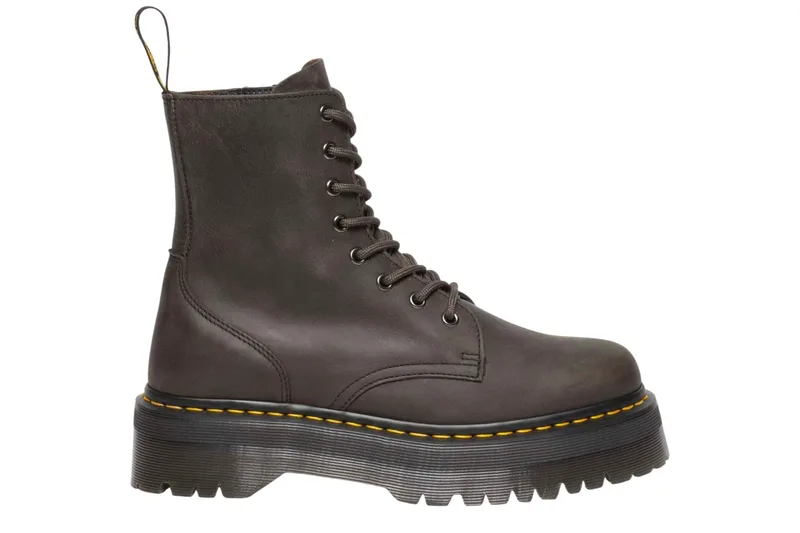 Μποτάκια Dr. Martens Jadon Burnished Waxy Pull Up 31985057-Charcoal G