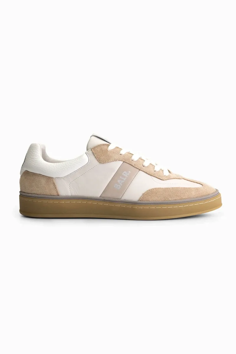 BALR. ΠΑΠΟΥΤΣΙΑ SNEAKERS LONDON CLASSIC LOGO ΕΚΡΟΥ-ΜΠΕΖ
