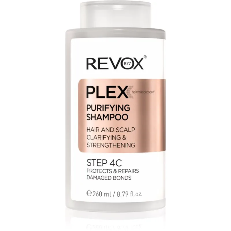 Revox B77 PLEX Purifying Shampoo. Step 4C καθαριστικό σαμπουάν για ενίσχυση των φθαρμένων μαλλιών 260 ml