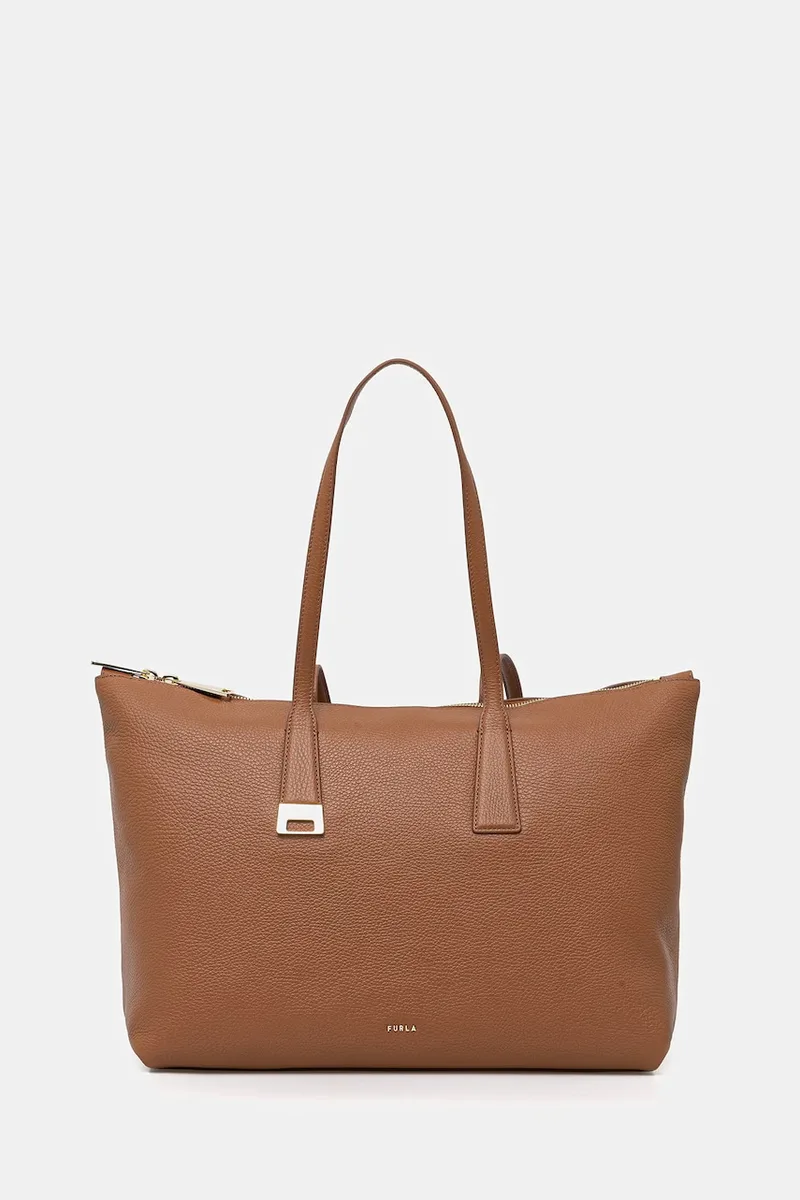 Furla τσάντα shopper γυναικεία δερμάτινη Olivia L Tote