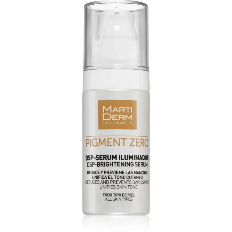 MartiDerm Pigment Zero DSP-Brightening Serum ξανοιχτικός διορθωτικός ορός κατά των χρωστικών κηλίδων 30 ml