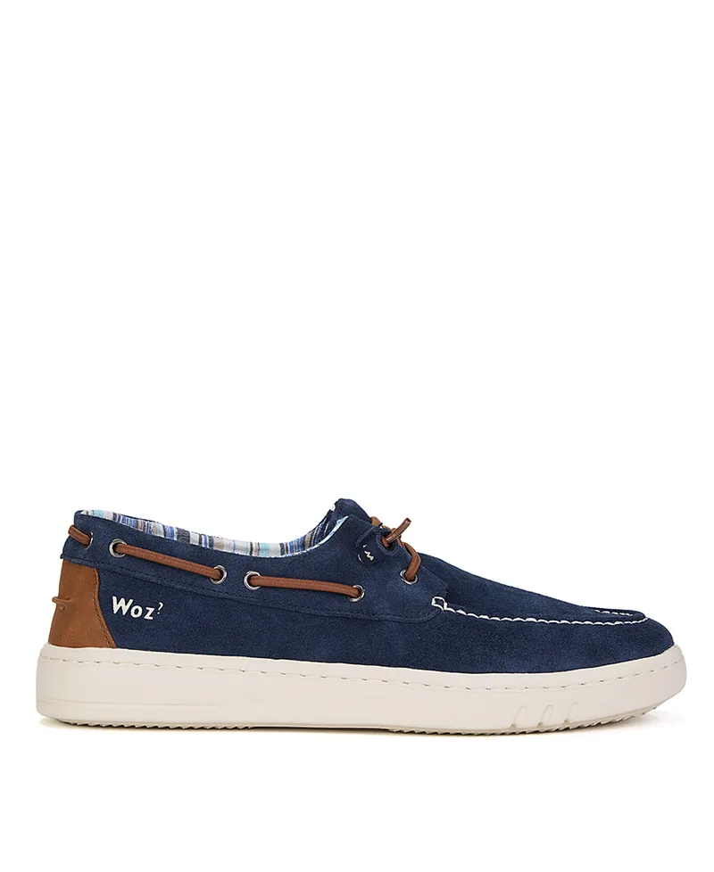 Woz Ανδρικό Boat Shoe Από Μαλακό Σουέτ Δέρμα