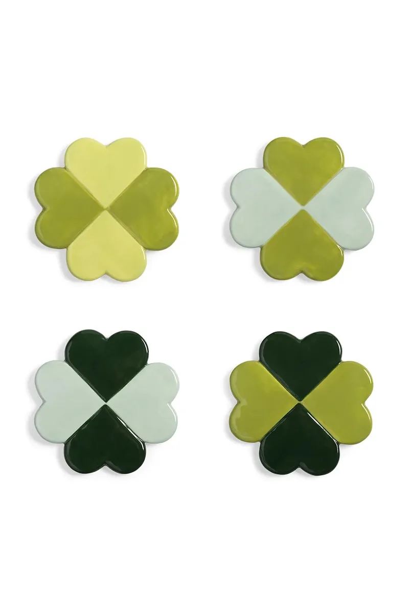 Σετ σουβέρ &k amsterdam lucky clover 4-pack