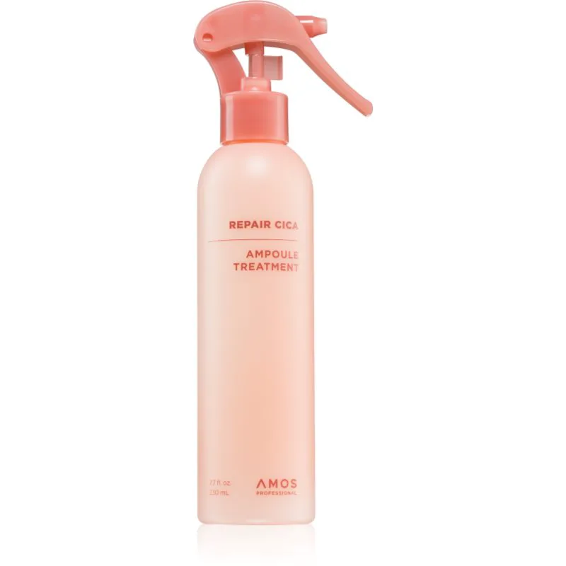 AMOS PROFESSIONAL Repair Cica Ampoule Treatment κοντίσιονερ χωρίς ξέβγαλμα για κατεστραμμένα μαλλιά 230 ml