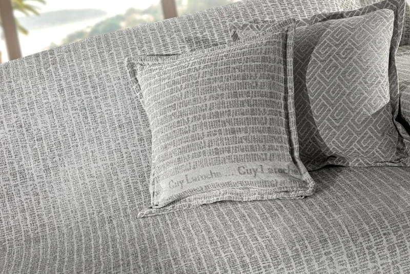 Μαξιλαροθήκη Διακόσμησης Guy Laroche Parfait Silver 50x50