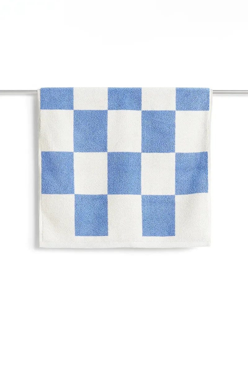 Βαμβακερό χαλάκι μπάνιου HAY Check 50 x 90 cm