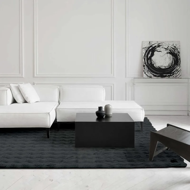 ΧΑΛΙ GREENWICH POLO CLUB FAUX FUR 3125 GRAPHITE (150X200CM)
