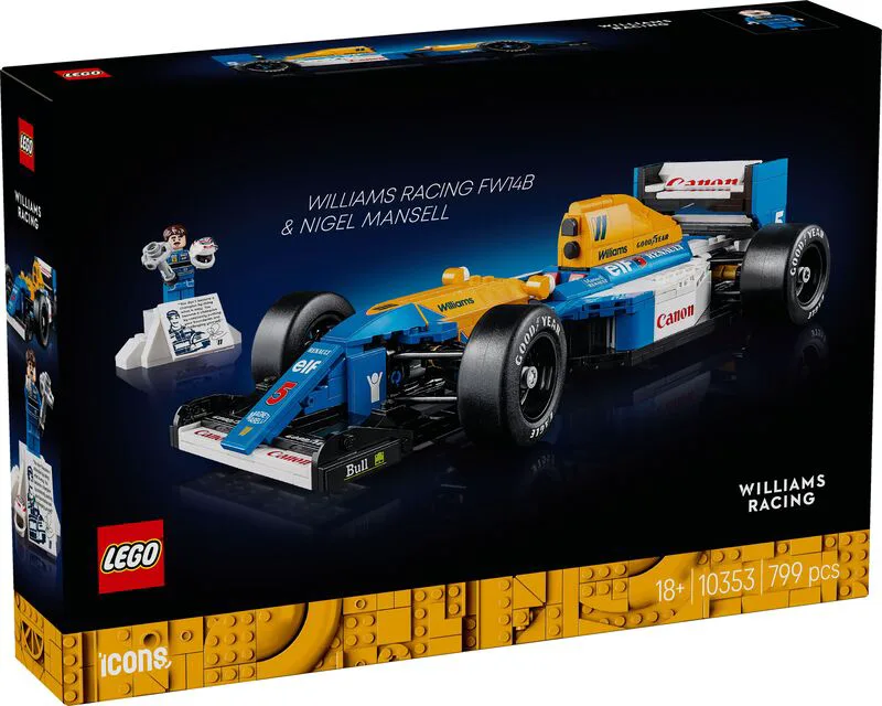 LEGO® Icons Williams Racing FW14B & Nigel Mansell (10353)