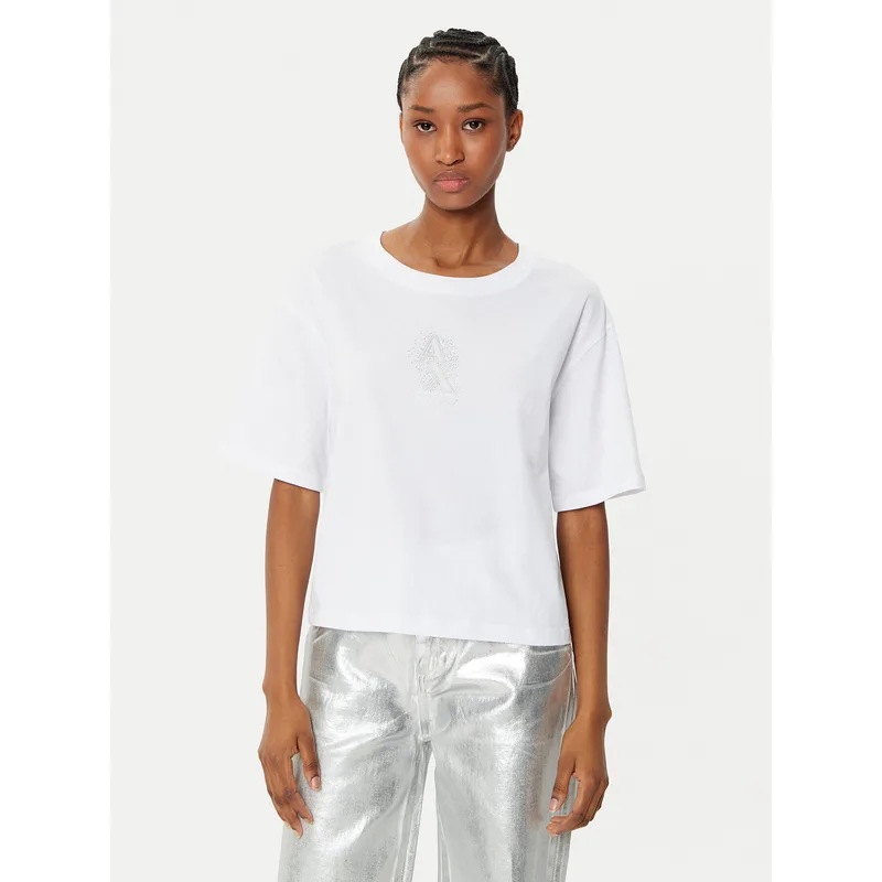 Armani Exchange T-Shirt XW000102 AF10359 U0002 Λευκό Relaxed Fit