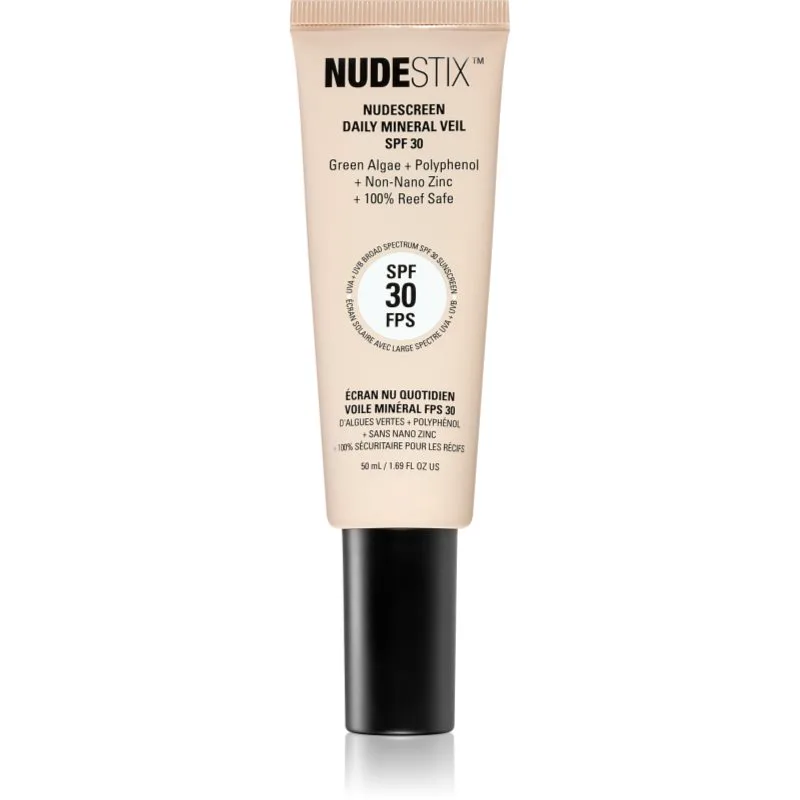 Nudestix Nudescreen Daily Mineral Veil SPF 30 προστατευτική κρέμα ημέρας SPF 30 απόχρωση Tan 50 ml