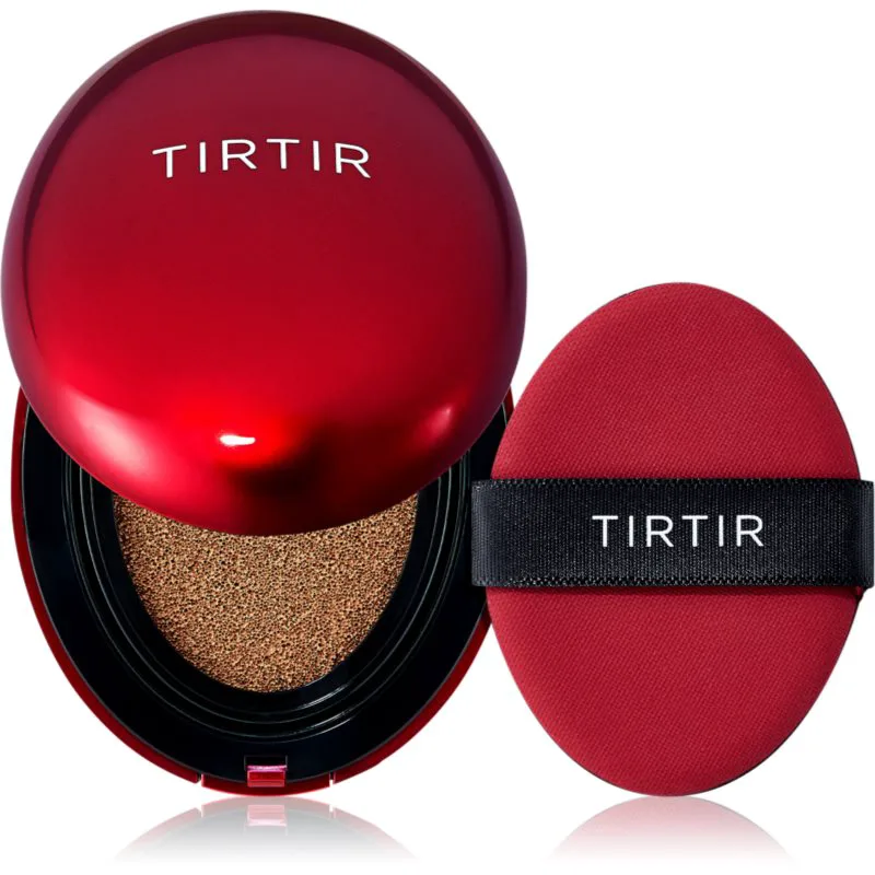 TIRTIR Mask Fit Red Cushion Mini μακράς διαρκείας μεικ απ σε σφουγγαράκι απόχρωση 43N Deep Cocoa 4.5 γρ