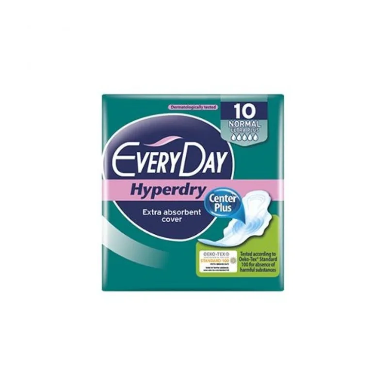 Σερβιέτες EveryDay Hyperdry NORMAL Ultra Plus Center Plus 10τμχ