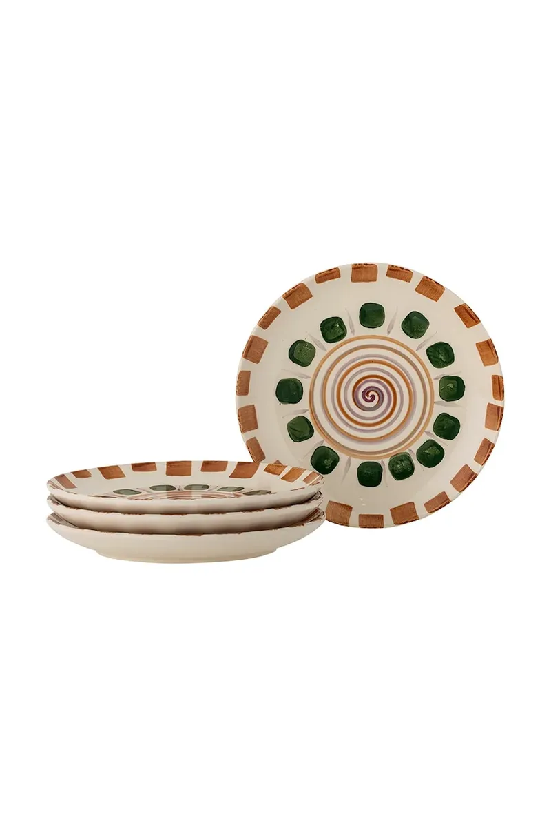 Σετ πιάτων γλυκού Bloomingville Shama 20,5 x 2,5 cm 4-pack
