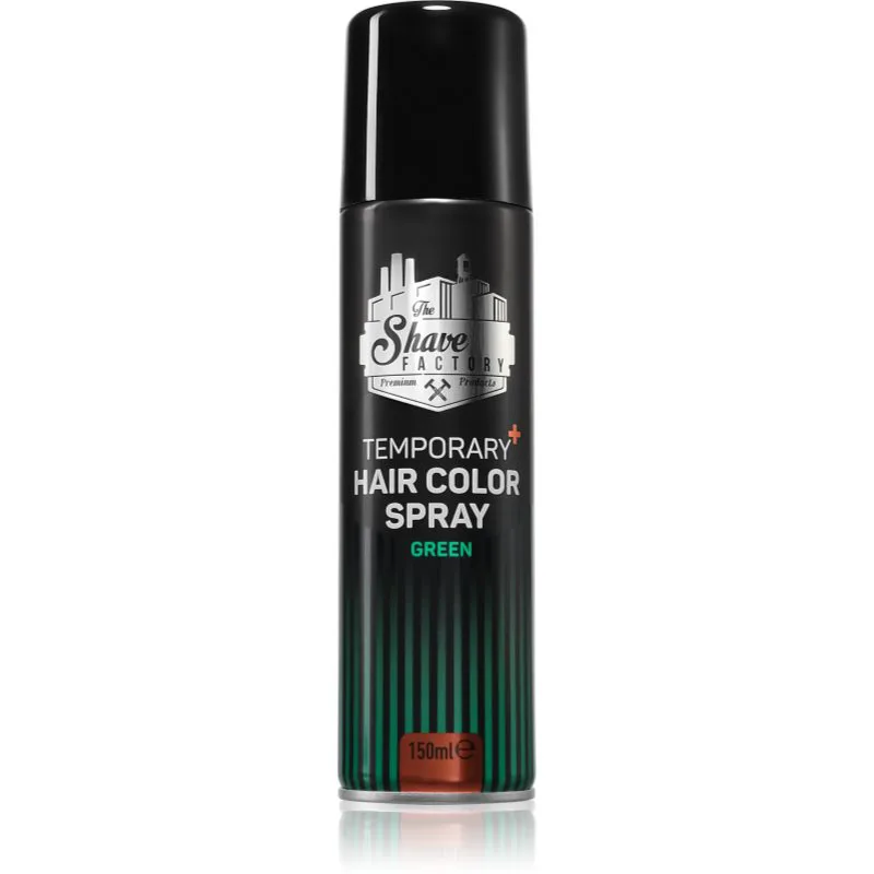 The Shave Factory Temporary Hair Color Spray σπρέι για τα μαλλιά απόχρωση Green 150 ml