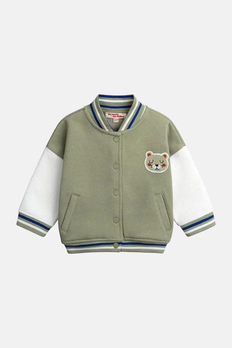 DPAM βρεφική ζακέτα για αγόρια "Olive Bear" - 371255 Λαδί
