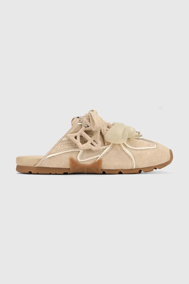 Naked Wolfe σαγιονάρες Γυναικείες σουέτ Admire Off White Suede
