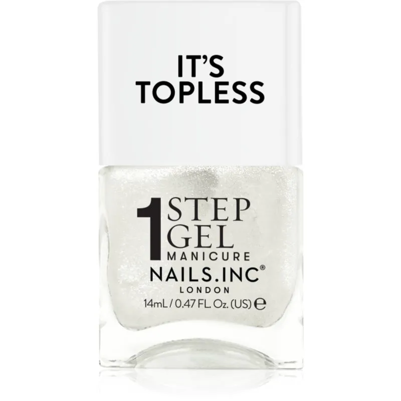 Nails Inc. It’s Topless τζελ βερνίκι νυχιών για μακρόχρονη επίδραση απόχρωση Sydney 14 ml