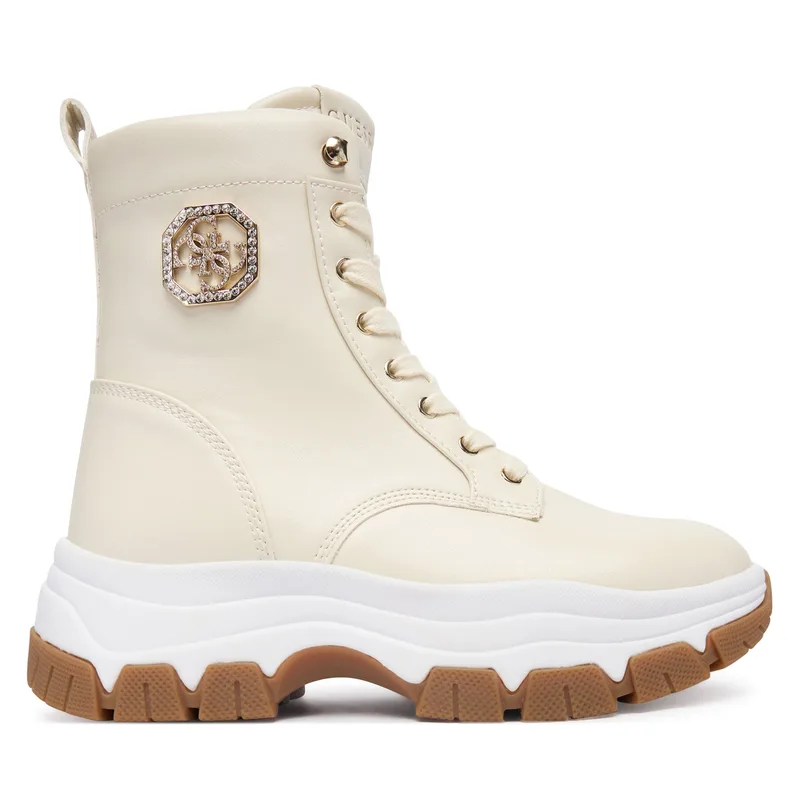 Μποτίνια Guess FLFBNZ ELE12 Εκρού