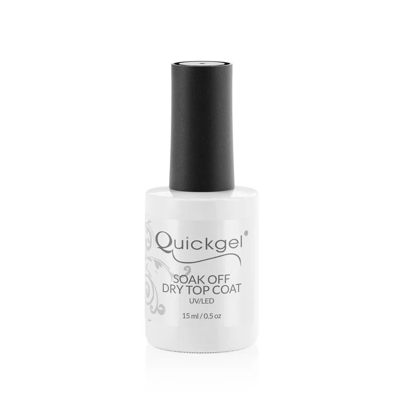 Quickgel Soak-Off Dry Top Coat - 15ml