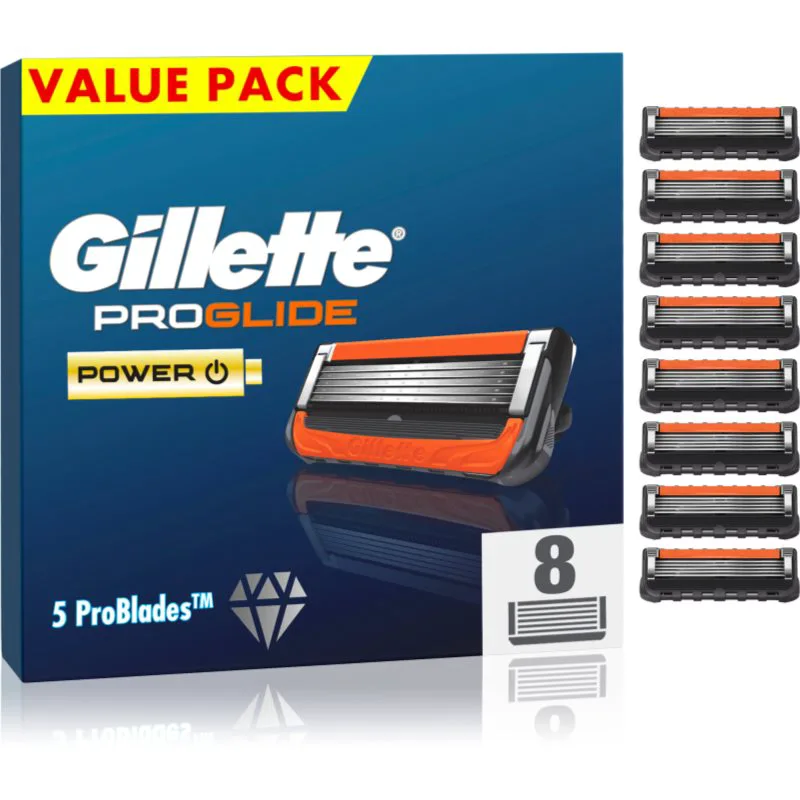 Gillette ProGlide Power ανταλλακτικές λεπίδες 8 τμχ