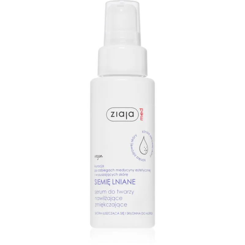 Ziaja Med Linseed εντατικά ενυδατικός ορός προσώπου 50 ml