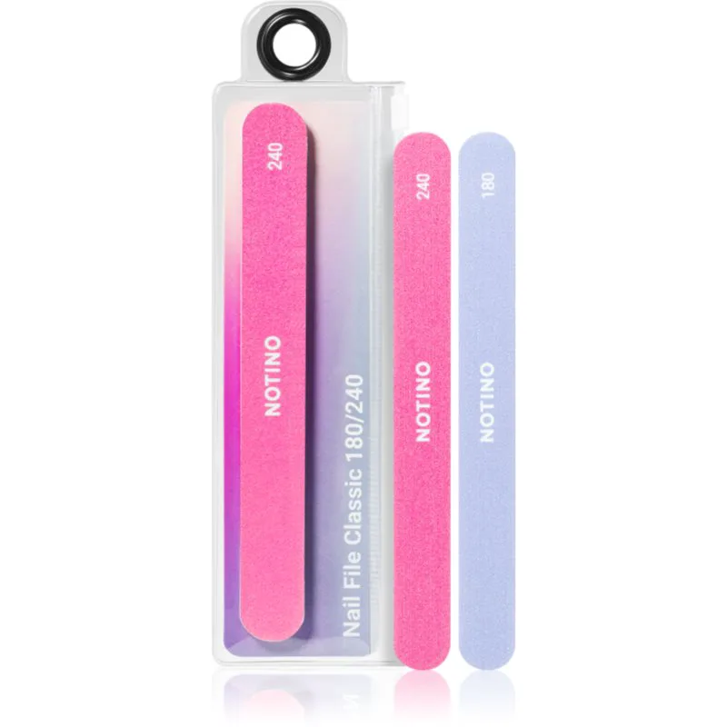 Notino Nail Tools Nail File Classic κλασική λίμα νυχιών δύο όψεων Classic180/240 1 τμχ