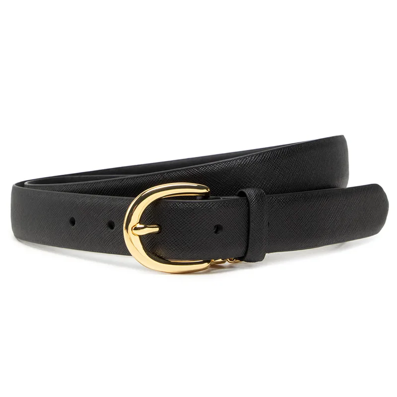 Ζώνη Γυναικεία Lauren Ralph Lauren Charm Classc 412802952004 Μαύρο