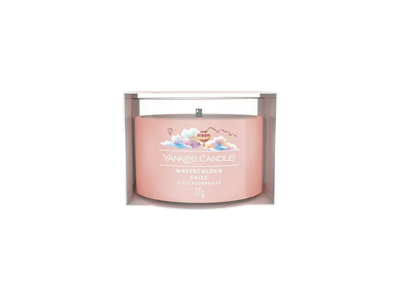 Yankee Candle Votive candle in watercolor Skies glass 37 g