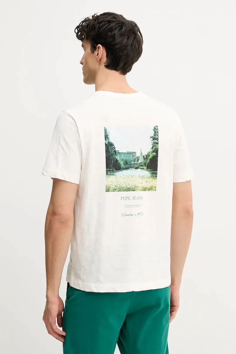 Βαμβακερό μπλουζάκι Pepe Jeans PETTE