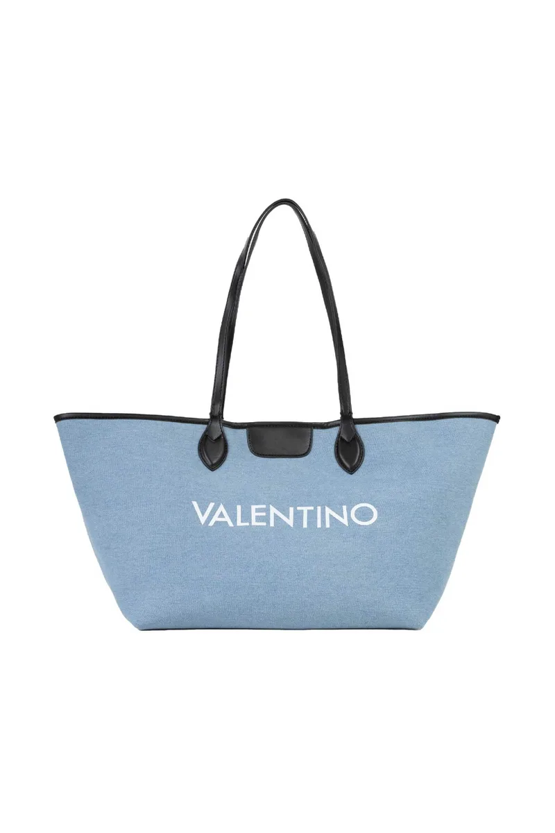 Valentino γυναικεία τσάντα shopper διπλής όψης - 74LVBS9Z501/REV Μπλε Ανοιχτό