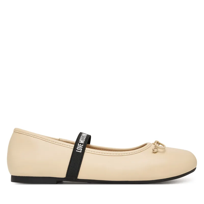 Μπαλαρίνες LOVE MOSCHINO JA11121G1OIE0110 Εκρού
