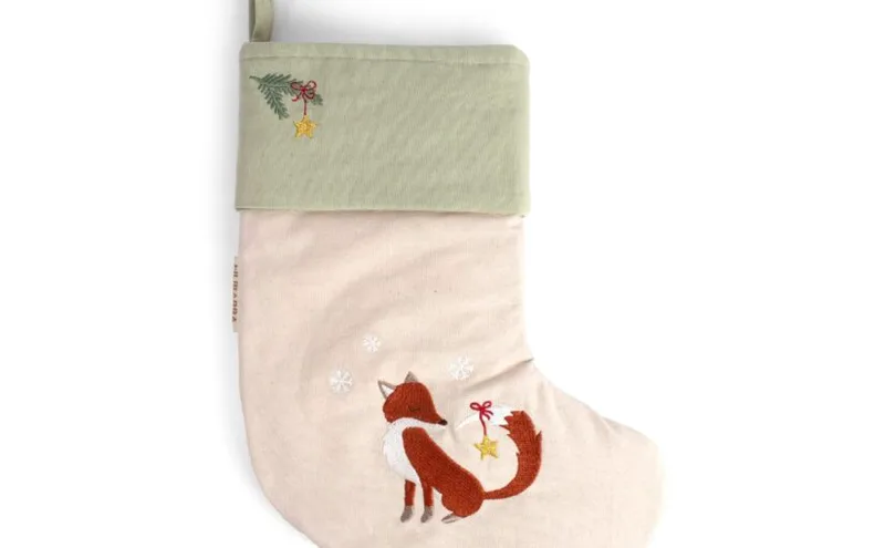 Filibabba Embroidered Stocking – Wonderful Winter – Fox