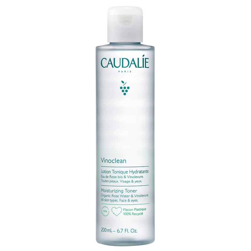 Caudalie Vinoclean Moisturizing Toner Ενυδατική Λοσιόν Καθαρισμού για Πρόσωπο & Μάτια με Βιολογικό Ροδόνερο 200ml