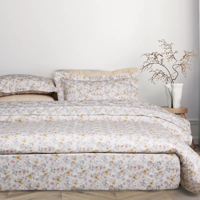 Σετ Σεντόνια Υπέρδιπλα 4 Τεμαχίων Das Home 1720 Ecru-Grey-Nude-Ochre 240x260