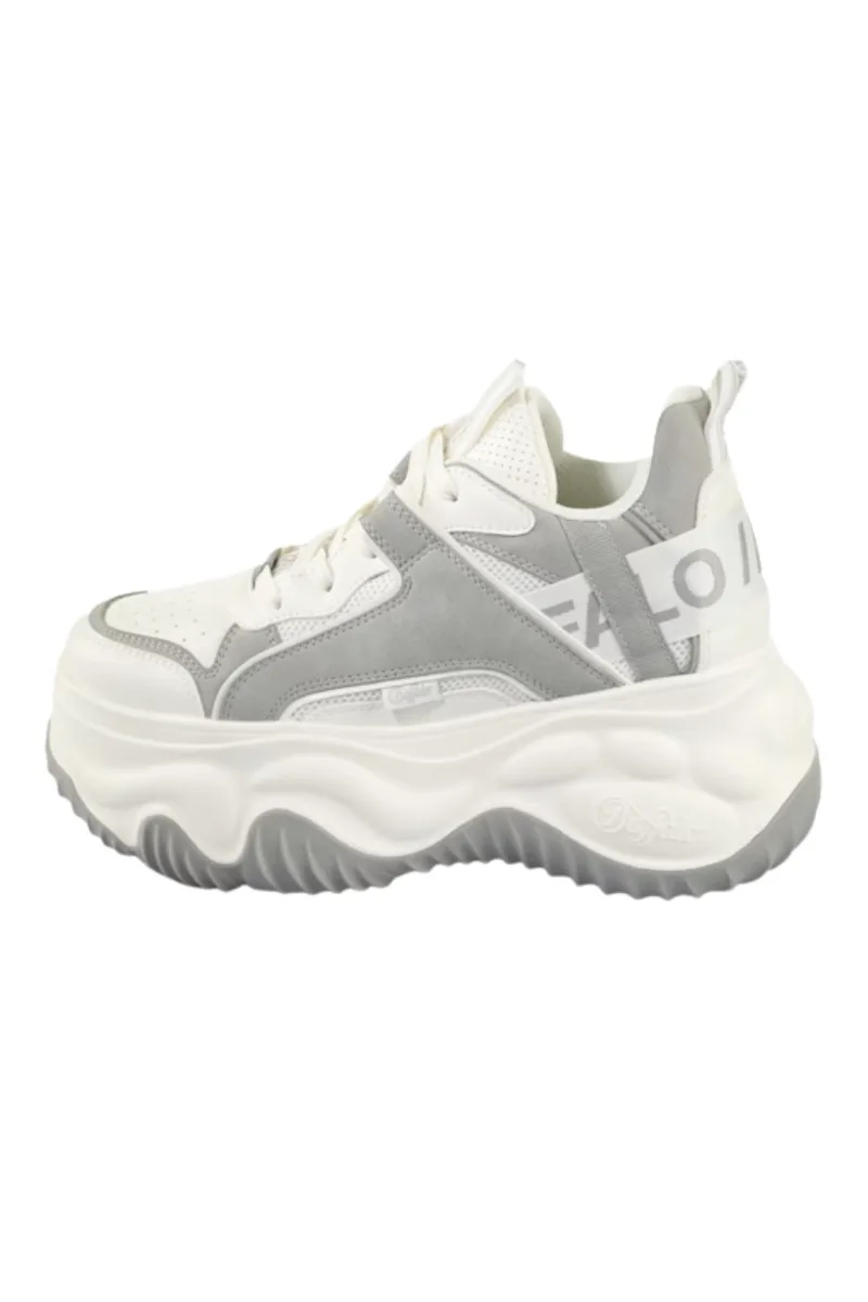 BUFFALO Γυναικεία Sneakers BLADER MATCHA Γκρι/Λευκά-1636484