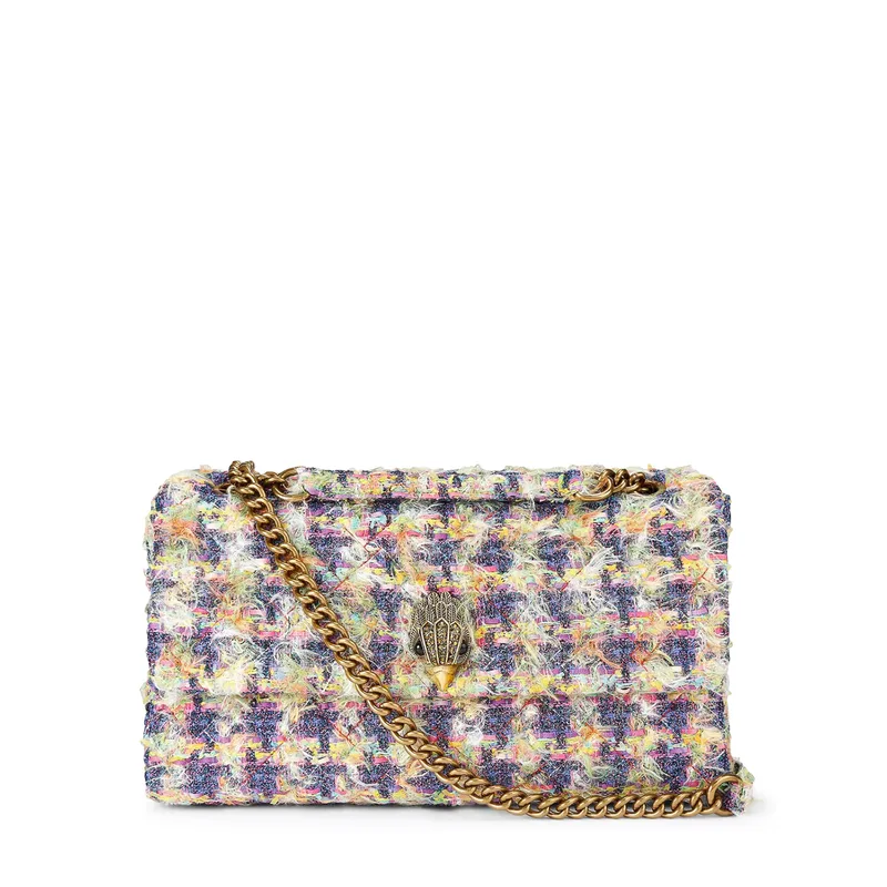 Shoulder Bags γυναικεία Kurt Geiger Μώβ 5390669609 XXL Kensington Flap 262