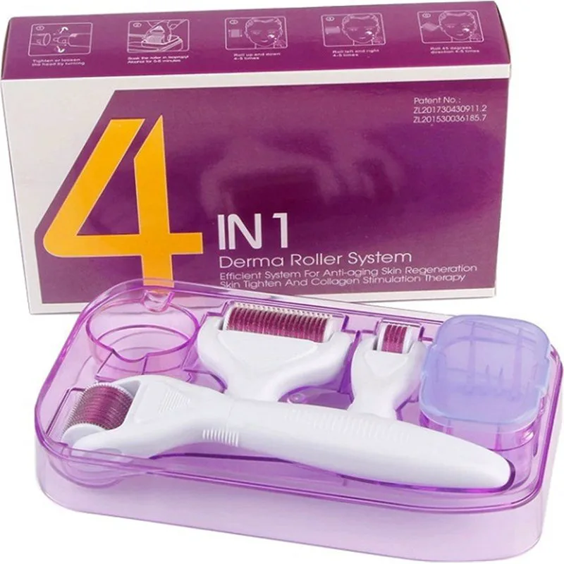 DRS 4 in 1 Derma Roller System for Anti-aging and Regeneration Skin