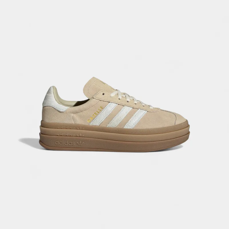 Xαμηλά Sneakers adidas Gazelle Bold Stone Khaki Cream White (Women's)