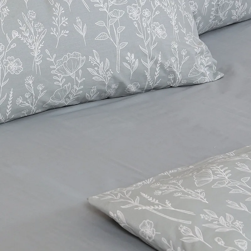 Μαξιλαροθήκες Ζεύγος 50X70 Sunshine Cotton Feelings 2050 Grey (50x70)