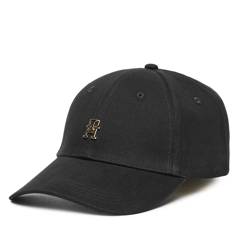 Καπέλο Jockey Tommy Hilfiger Elevated Chic AW0AW17631 Μαύρο
