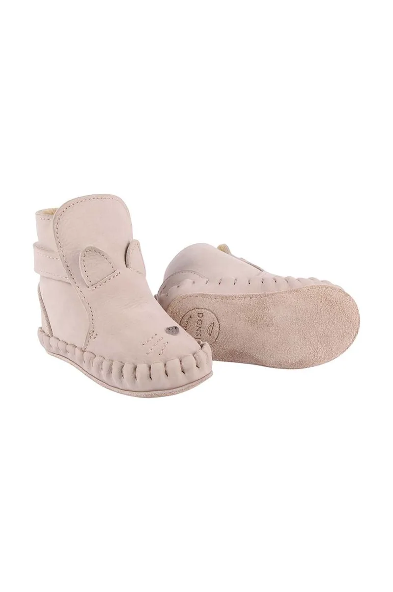 Δερμάτινα βρεφικά παπούτσια Donsje Kapi Classic Booties Cat