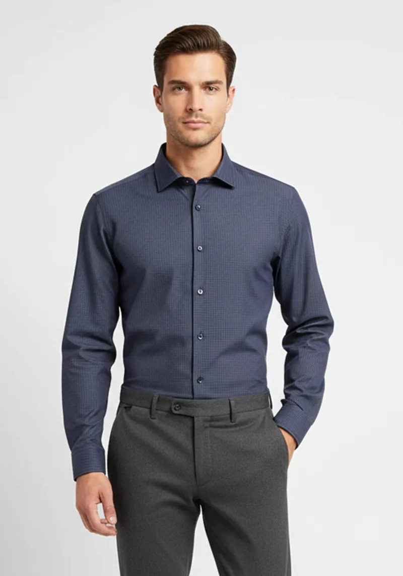 BOSS Πουκάμισο της σειράς H JOE - 50545106 404 Dark Blue