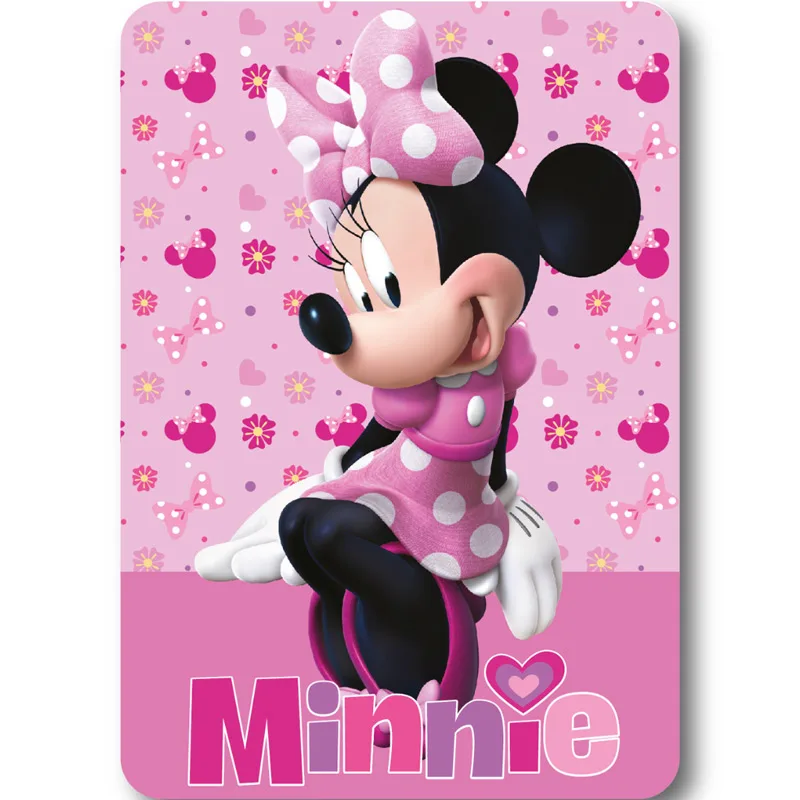 Κουβέρτα Fleece Κούνιας 100x140 Dimcol Minnie 37 Ροζ