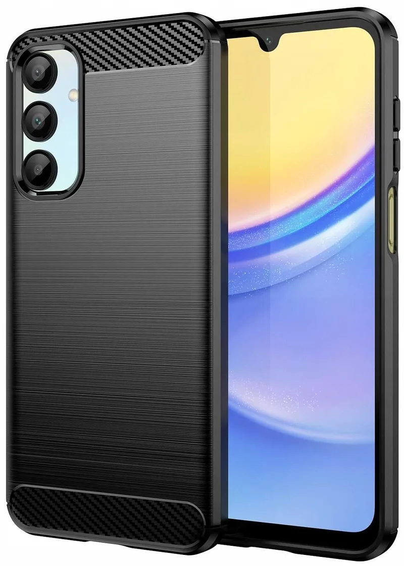 Θήκη Samsung Galaxy A16 Spacecase Carbon Σιλικόνης - Black (5905719113735)