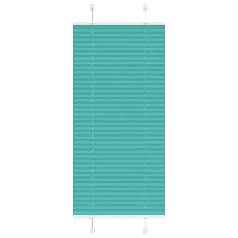 vidaXL Πλισέ Στόρι Πετρόλ Πράσινο 60x150 εκ. Πλάτος Υφάσματος 59,4 εκ. Πολυεστέρας