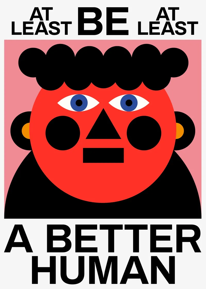 Αφίσα Better Human 30x40